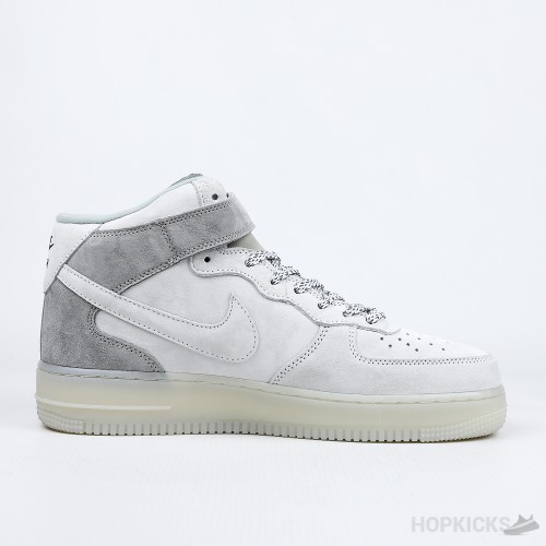 Reigning Champ x Nike Air Force 1 Mid Wolf Grey (Premium Plus Batch)