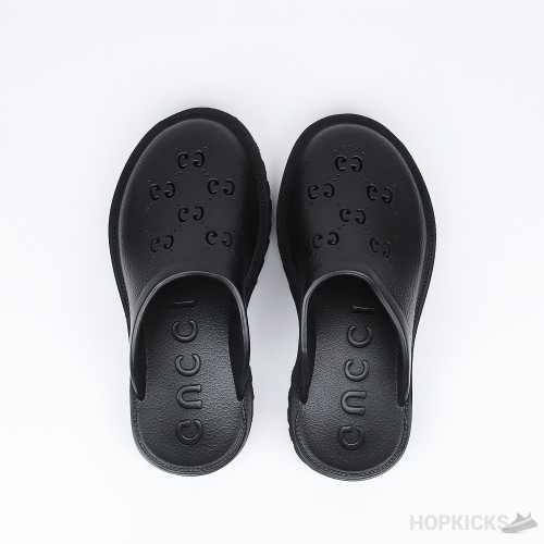Gucci Rubber Platform Black (Premium Batch)