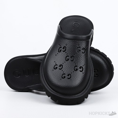 Gucci Rubber Platform Black (Premium Batch)