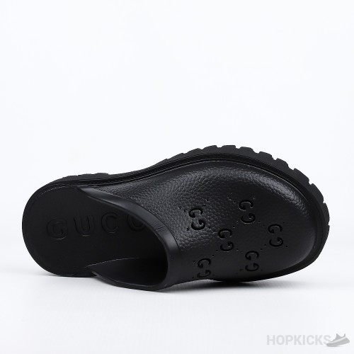 Gucci Rubber Platform Black (Premium Batch)