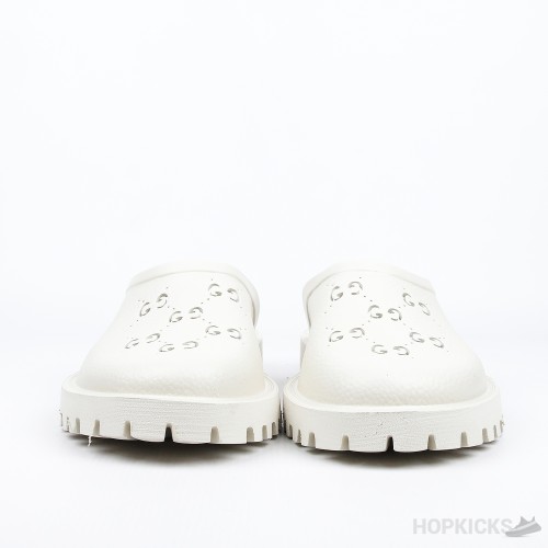 Gucci Rubber Platform White (Premium Batch)