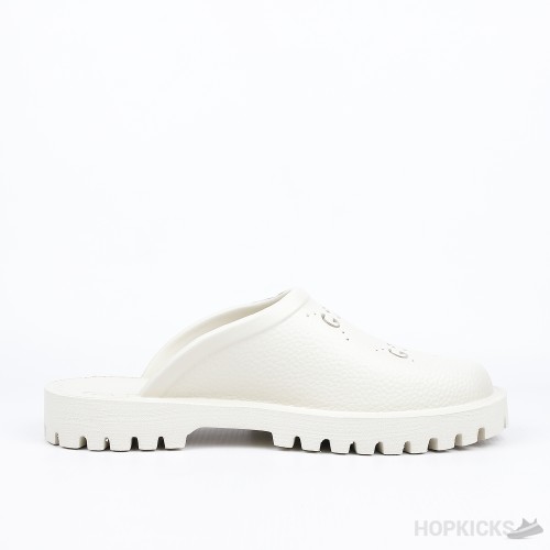 Gucci Rubber Platform White (Premium Batch)