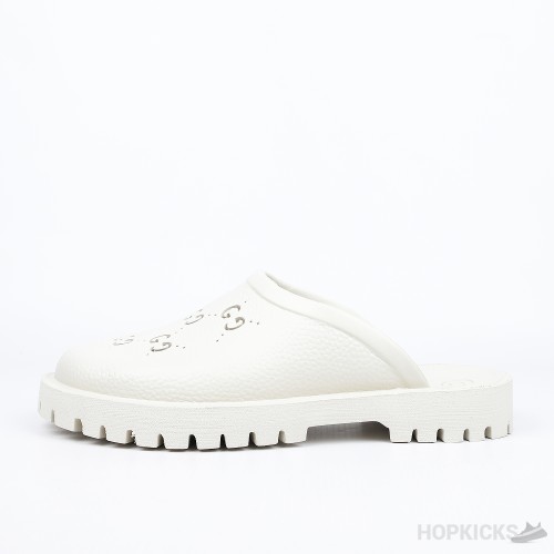 Gucci Rubber Platform White (Premium Batch)