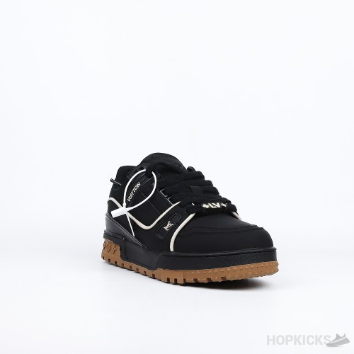 Louis Vuitton Trainer Maxi Black Brown Suede (Premium Plus Batch)