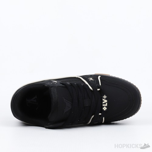 Louis Vuitton Trainer Maxi Black Brown Suede (Premium Plus Batch)
