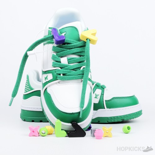 Louis Vuitton Trainer Maxi Green White (Premium Plus Batch)