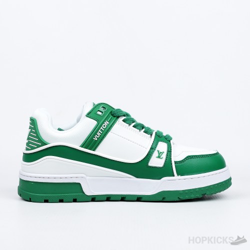 Louis Vuitton Trainer Maxi Green White (Premium Plus Batch)