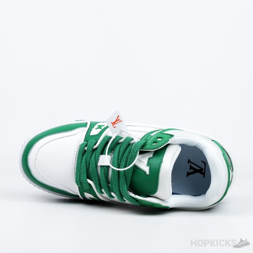 Louis Vuitton Trainer Maxi Green White (Premium Plus Batch)
