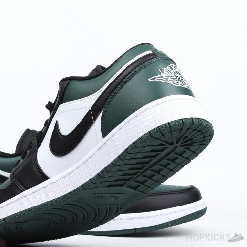 Air Jordan 1 Low Black/Pine Green (Premium Batch)