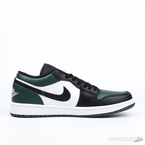 Air Jordan 1 Low Black/Pine Green (Premium Batch)