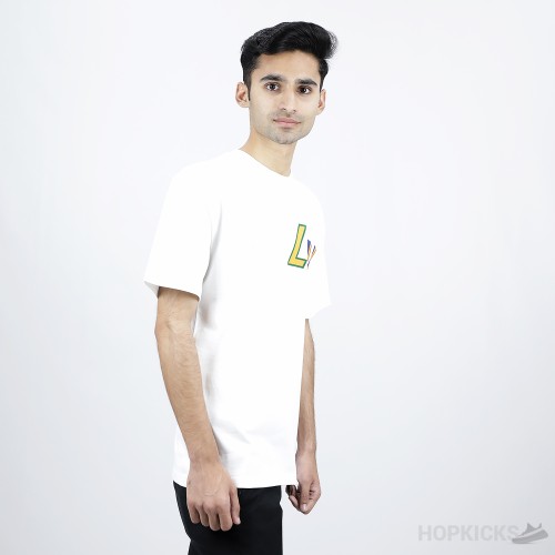 LV x NBA White T-Shirt