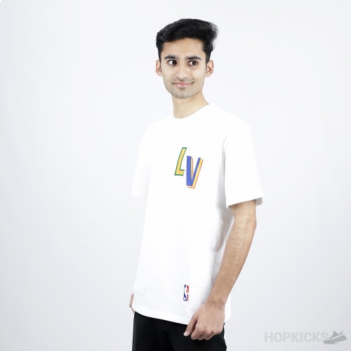 LV x NBA White T-Shirt