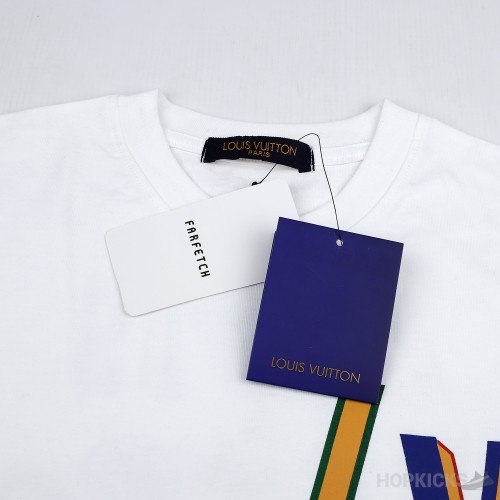 LV x NBA White T-Shirt