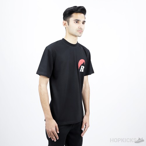 Rhude Sundry Red Logo Print T-Shirt