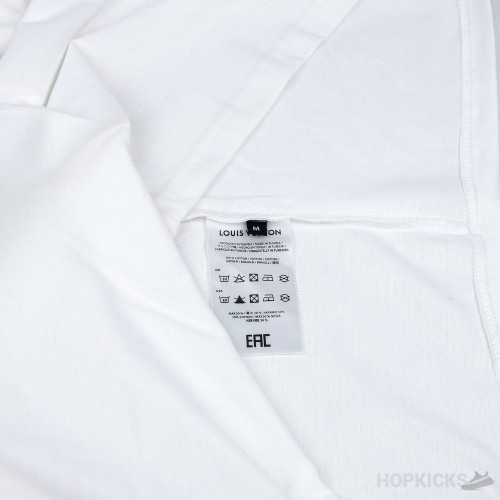 LV Necklace White T-Shirt