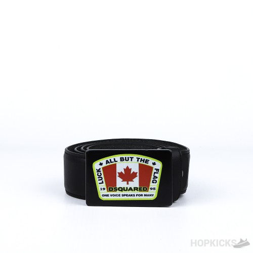 Dsqaured Canada Flag Black Belt