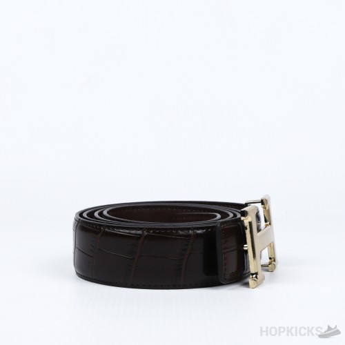 Hermes Silver H 4 Belt