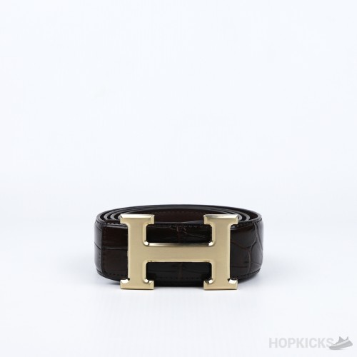 Hermes Silver H 4 Belt
