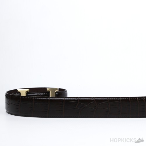 Hermes Silver H 4 Belt