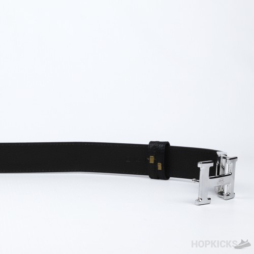 Hermes Silver H 8 Belt