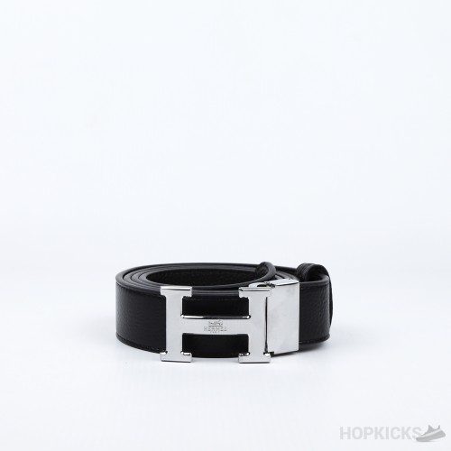 Hermes Silver H 8 Belt