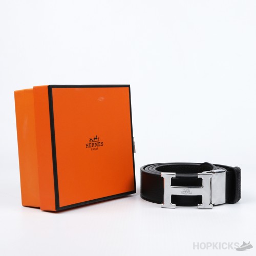 Hermes Silver H 8 Belt