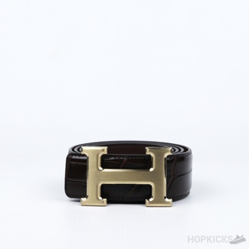 Hermes Silver H 9 Belt