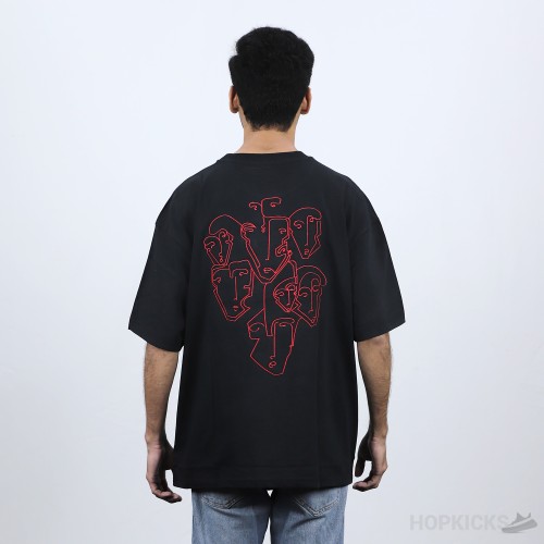 DFF Graphic Black T-Shirt (Economy Batch)