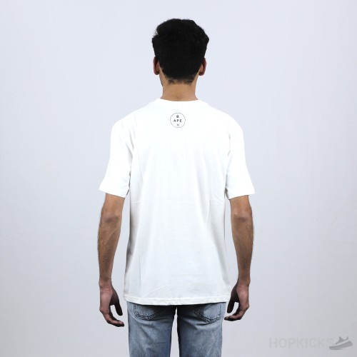 Bape Fighting Camo Ape White T-Shirt (Economy Batch)