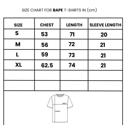 Bape By Bathing Ape Red T-Shirt (Economy Batch)