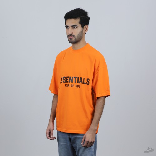 Essentials Fear Of God Orange T-Shirt (Economy Batch)