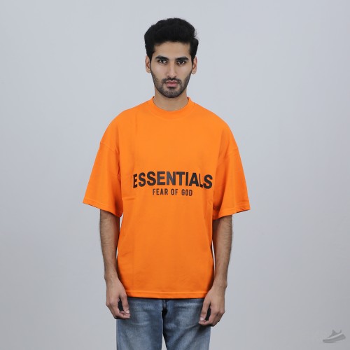 Essentials Fear Of God Orange T-Shirt (Economy Batch)