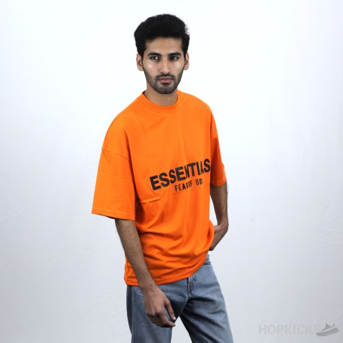 Essentials Fear Of God Orange T-Shirt (Economy Batch)