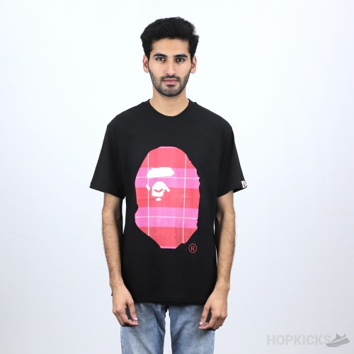 Bape Red Classic Print Black T-shirt (Economy Batch)