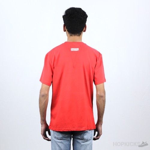 Supreme X Marshmallow Red T-Shirt (Economy Batch)