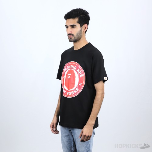 Bape Busy Works Black T-Shirt (Economy Batch)