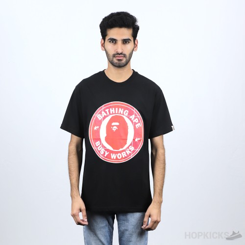Bape Busy Works Black T-Shirt (Economy Batch)