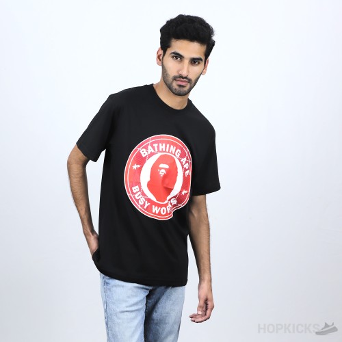 Bape Busy Works Black T-Shirt (Economy Batch)
