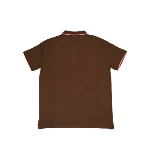 Tom Hilfiger Stripped Brown Polo T-Shirt (Economy Batch)