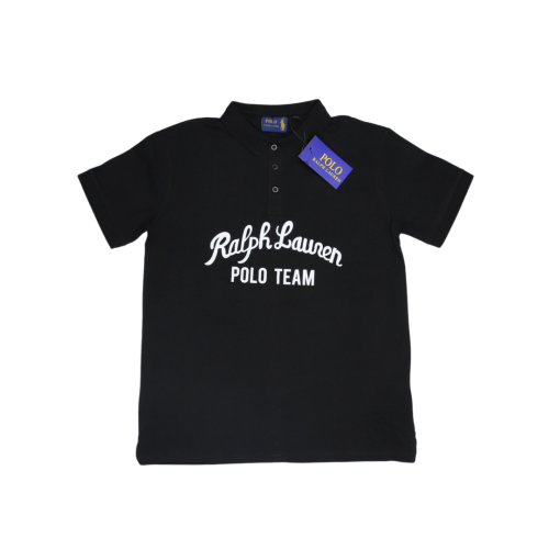 Polo Ralph Lauren Cotton Black Polo T-Shirt (Economy Batch)