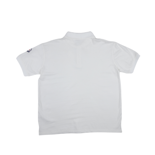 Moncler Logo White Motif Polo Shirt (Economy Batch)