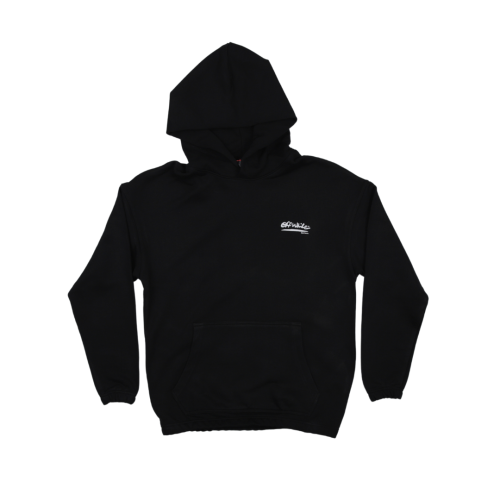 Off-White Oversize Back Print Hoodie Black (Economy Batch)
