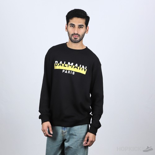 Balmain Fleece Black Sweatshirt (Economy Batch)