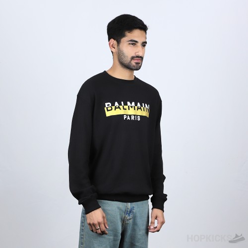 Balmain Fleece Black Sweatshirt (Economy Batch)