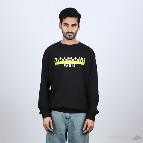 Balmain Fleece Black Sweatshirt (Economy Batch)