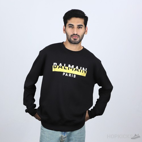 Balmain Fleece Black Sweatshirt (Economy Batch)