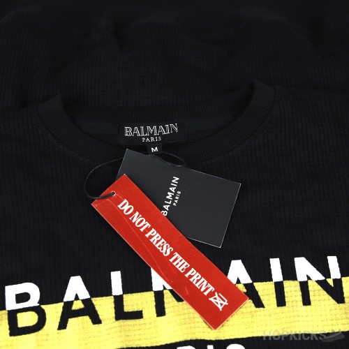 Balmain Fleece Black Sweatshirt (Economy Batch)