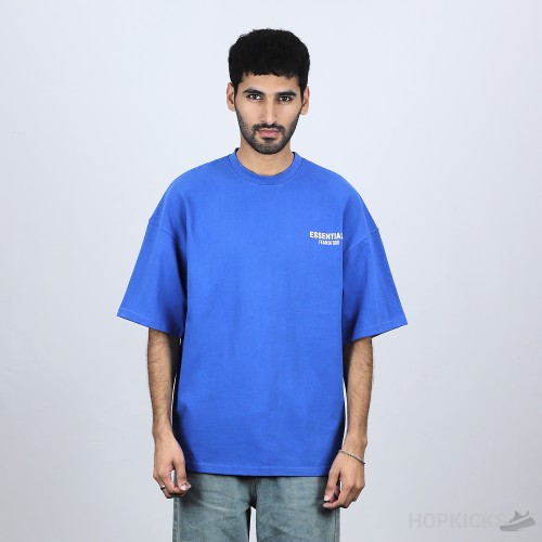 Essential Fear Of God Printed Blue T-Shirt (Economy Batch)