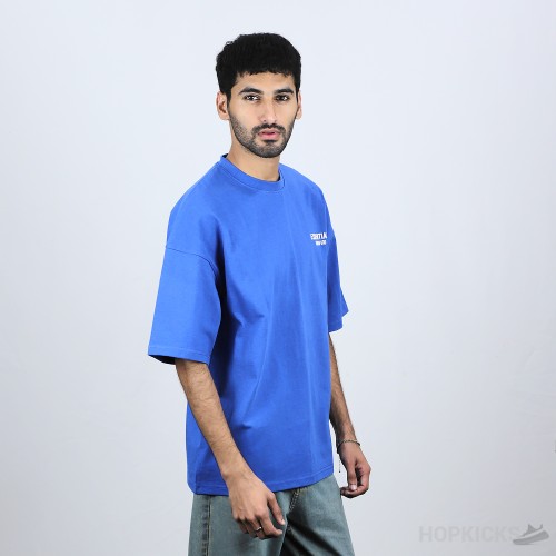 Essential Fear Of God Printed Blue T-Shirt (Economy Batch)