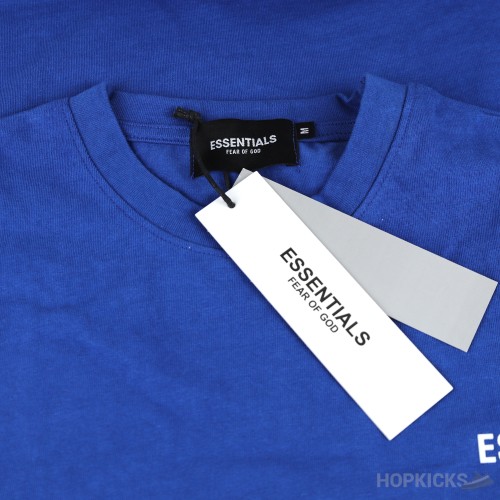 Essential Fear Of God Printed Blue T-Shirt (Economy Batch)